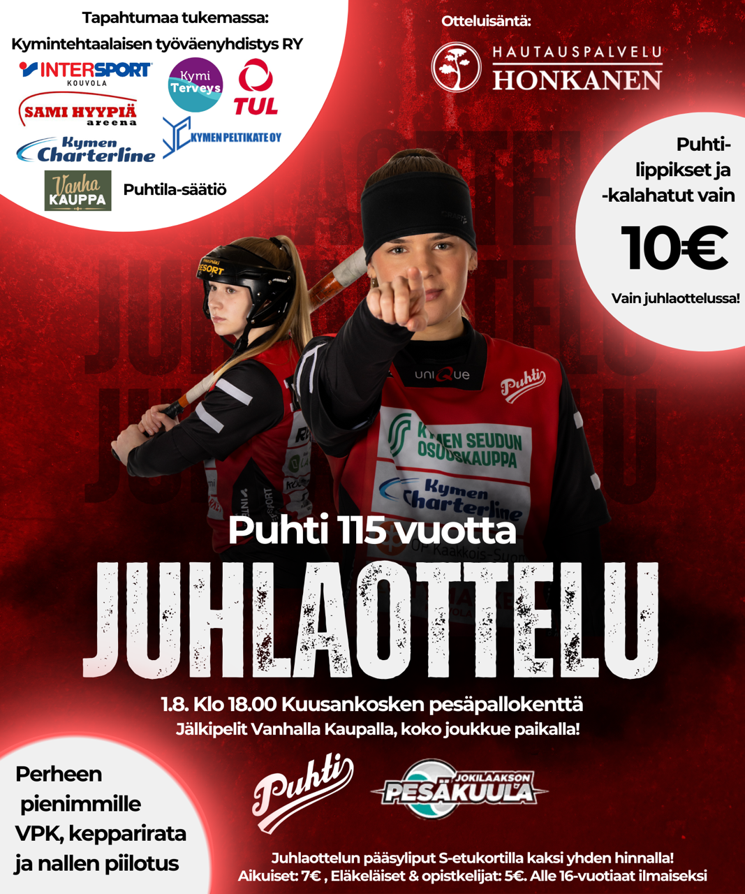 Kuusankosken Puhti täyttää 115 vuotta!