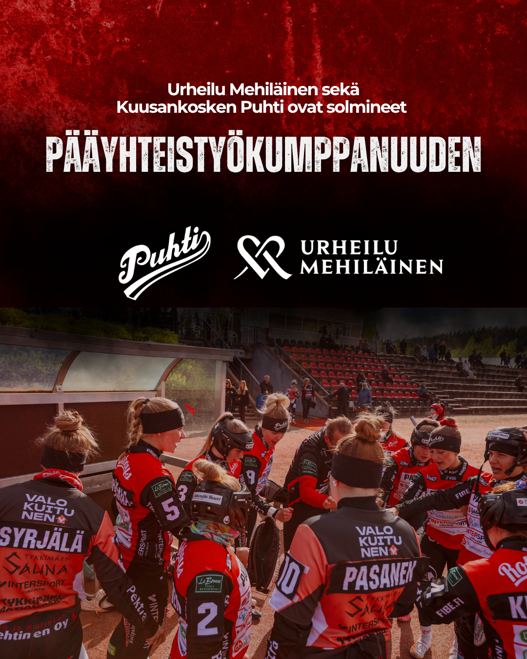 Urheilu Mehiläinen pääyhteistyökumppaniksi!