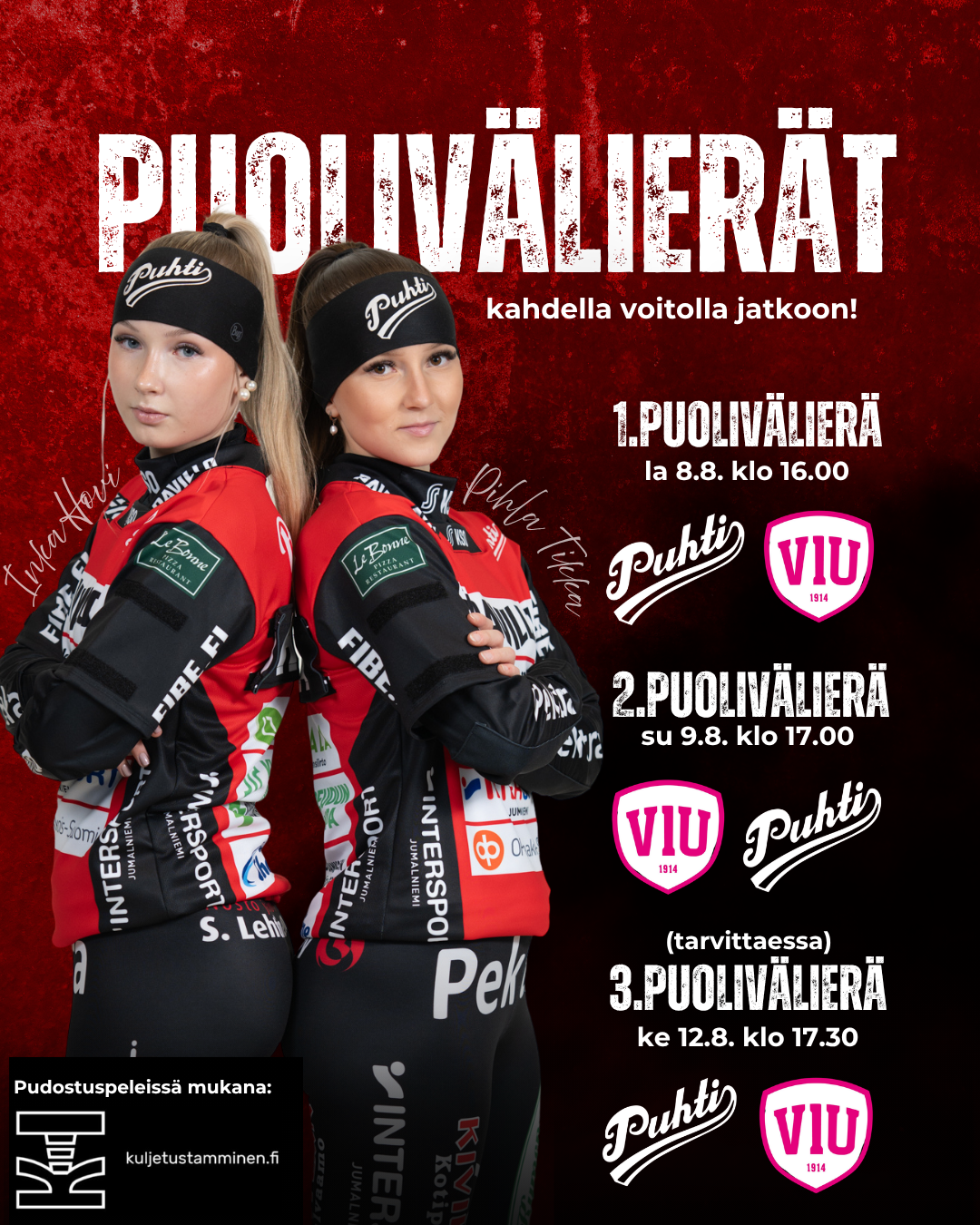 Kuusankosken Puhti puolivälieriin