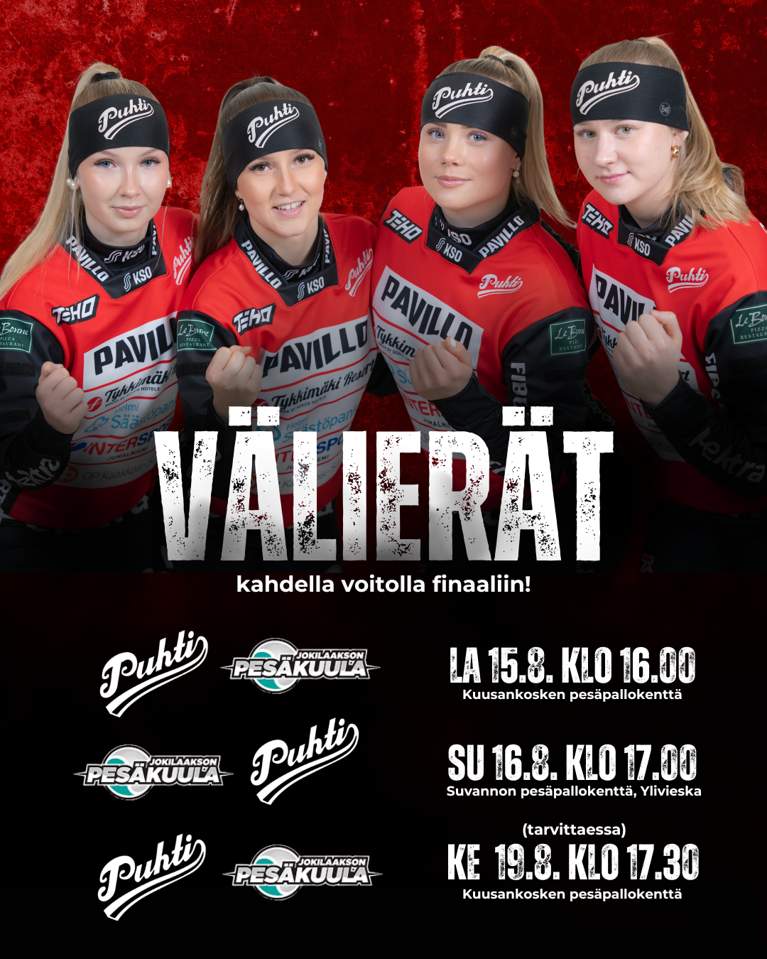 Kuusankosken Puhti historiallisesti välieriin!
