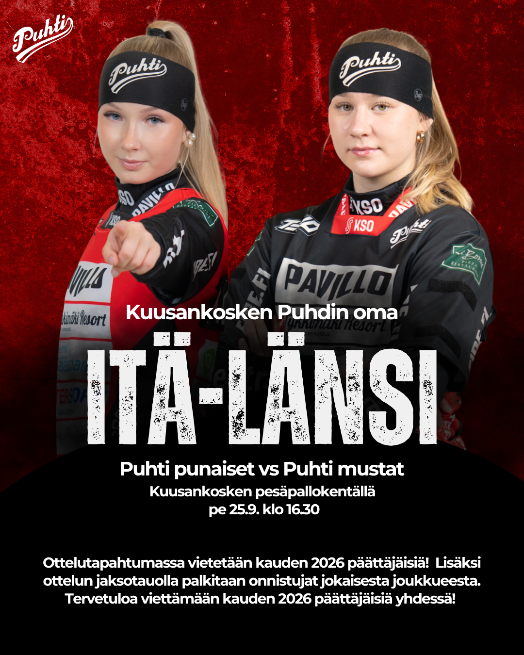 Kausi 2026 päätetään Kuusankosken Itä-Länsi-ottelun merkeissä!